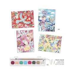 Művészeti műhely, festés | Madarak és dallamok miniart