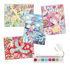 Művészeti műhely, festés - Madarak és dallamok - Melody miniart