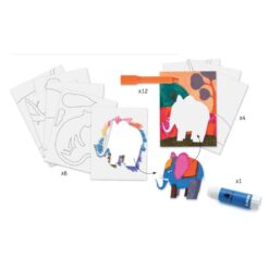 Djeco Művészeti műhely, gélpasztell - Vadállatiságok - Wild things miniart