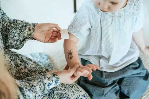 bio gyerek ideiglenes tetoválás állati barátok nuukk
