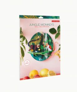 Karton Dzsungel majmok | 3d dekor papirjatekminiart