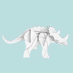Karton triceratops | Csináld magad készlet