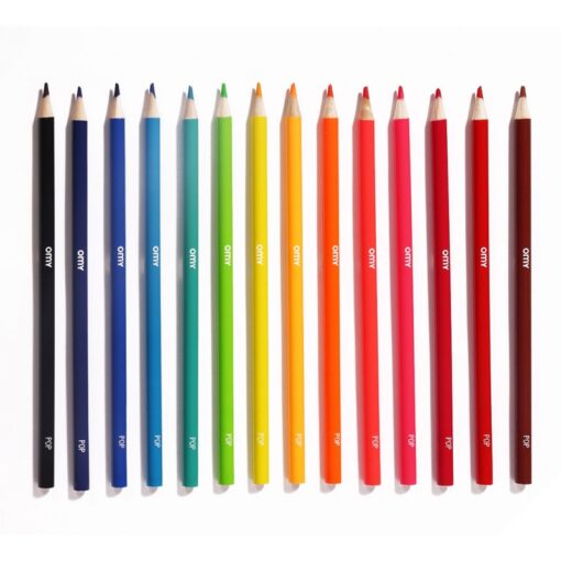 neon színes ceruzák pop miniart