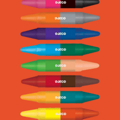 dejco 8 duplavégű zsírkréta - 8 twins crayons miniart