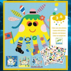 djeco Matricázó képkészítés - Tengeri lények - Sea creatures miniart