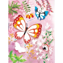 djeco Csillámkép készítő - Pillangók - Butterflies miniart