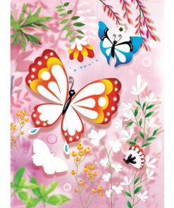 djeco Csillámkép készítő - Pillangók - Butterflies miniart