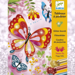 djeco Csillámkép készítő - Pillangók - Butterflies miniart