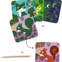 djeco Karckép technika - Állat-élet - Country creatures miniart