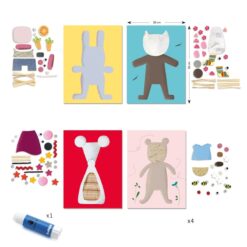 djeco Kollázs műhely - Kicsiknek - Collages for little ones miniart