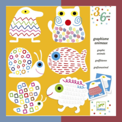 djeco Rajzműhely - Állatok - Graphism Animals miniart
