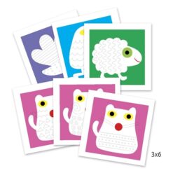 djeco Rajzműhely - Állatok - Graphism Animals miniart