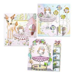 djeco Meglepetés színezők - Pupi kis ajtói - Pupi's little doors