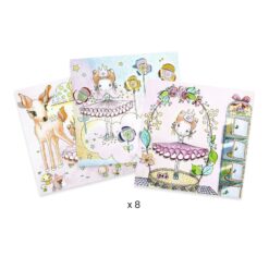 djeco Meglepetés színezők - Pupi kis ajtói - Pupi's little doors