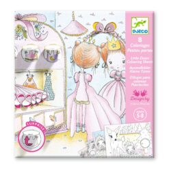 djeco Meglepetés színezők - Pupi kis ajtói - Pupi's little doors