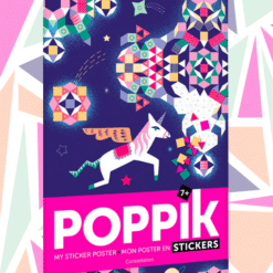 Kreatív, fejlesztő poszter, 1000 matricával - Csillagkép | Poppik miniart