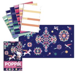 Kreatív, fejlesztő poszter, 1000 matricával - Csillagkép | Poppik miniart