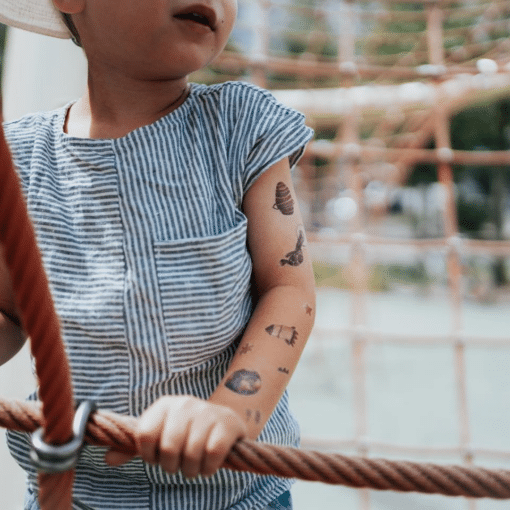 gyerek tetoválás űr