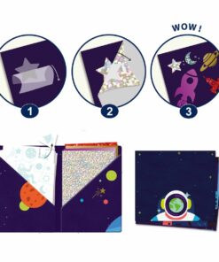 Metál képkészítő - Űrben - Collages - Cosmos miniart djeco