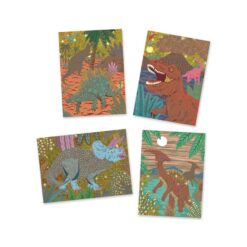 djeco Karckép technika - Dinoszauruszok - Dinosaurs miniart
