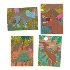 djeco Karckép technika - Dinoszauruszok - Dinosaurs miniart