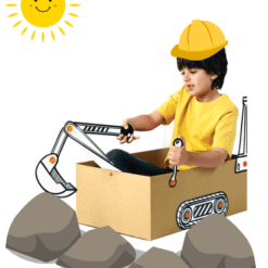 BoxProps Közlekedés - Markoló - Digger makedo miniart