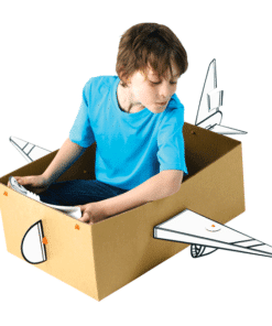 BoxProps Közlekedés - Repülőgép - Aeroplane miniart makedo