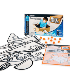 BoxProps Közlekedés - Repülőgép - Aeroplane miniart makedo