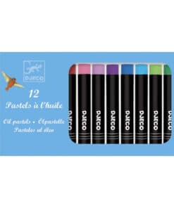 Olajpasztell készlet - 12 klasszikus szín - 12 oil pastels Classic colours djeco miniart