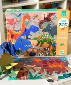 Kreatív műhely - 6 technika 1 dobozban - Dinoszauruszok világa - Dino Box