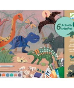 Kreatív műhely-6 technika 1 dobozban- dinoszauruszok világa