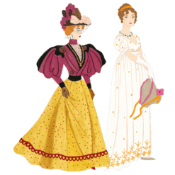 Művészeti műhely - Festés, Korok divatja - Dresses through the Ages
