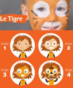 tigrisr gyerek bio arcfesték