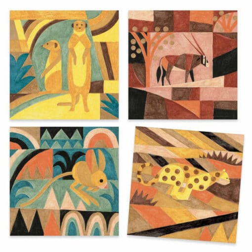 Művészeti műhely - Sivatag - Inspired by Paul Klee - Desert