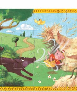 Formadobozos puzzle - A 3 kismalac - The 3 little pigs