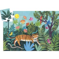 djeco Formadobozos puzzle - A tigris sétája - The tiger's walk