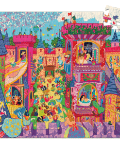 Formadobozos puzzle - Tündérek kastélya - The fairy castle