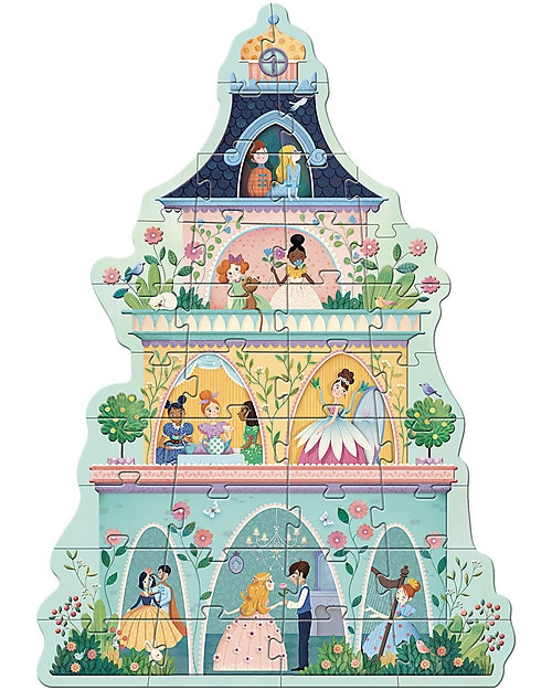 djeco Óriás puzzle - A hercegnők kastélytornya - The princess tower