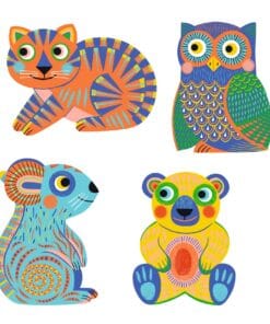 Vízzel színező készlet - Állat alakú lapokkal - Animalo-Ma
