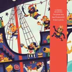 djeco Óriás puzzle - Kalózhajó - The pirate ship