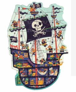 djeco Óriás puzzle - Kalózhajó - The pirate ship