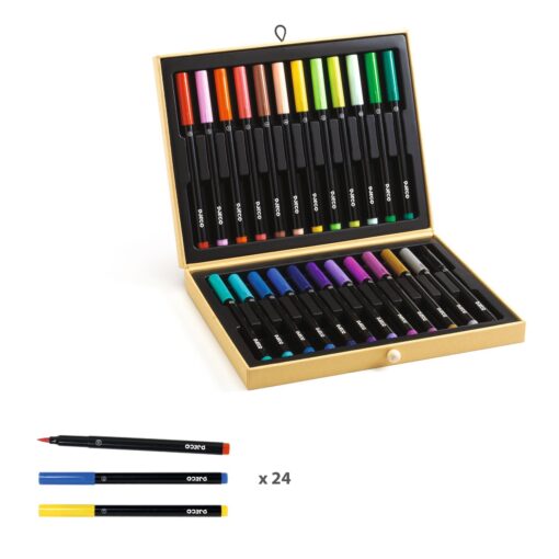 Ecsetfilc készlet - Első festő filcek 24 db - First brush pens box