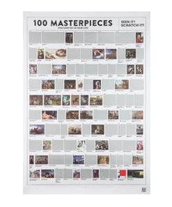 100 remekmű karckép poszter