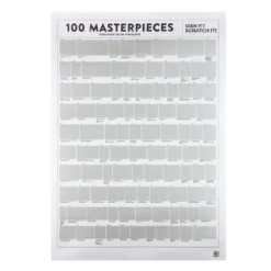 100 remekmű karckép poszter