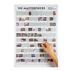 100 remekmű karckép poszter