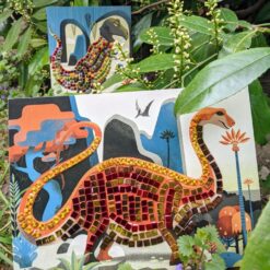 djeco Mozaikkép készítés - Dínók - Dinosaurs