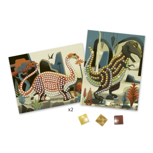 djeco Mozaikkép készítés - Dínók - Dinosaurs