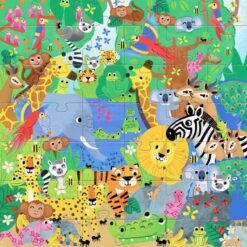Megfigyeltető puzzle - Dzsungelben - Jungle djeco megfigyelő puzzle