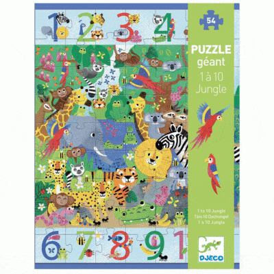 Megfigyeltető puzzle - Dzsungelben - Jungle djeco megfigyelő puzzle