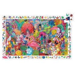 Megfigyeltető puzzle - Riói karnevál, 200 db-os - Rio Carnival djeco megfigyelő puzzle